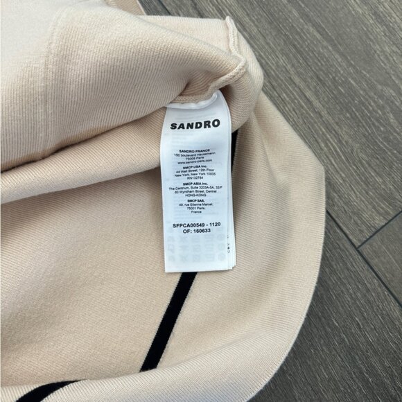 Sandro Santana Logo-embroidered Oversized-fit Knitted Cardigan - Picture 12 of 14